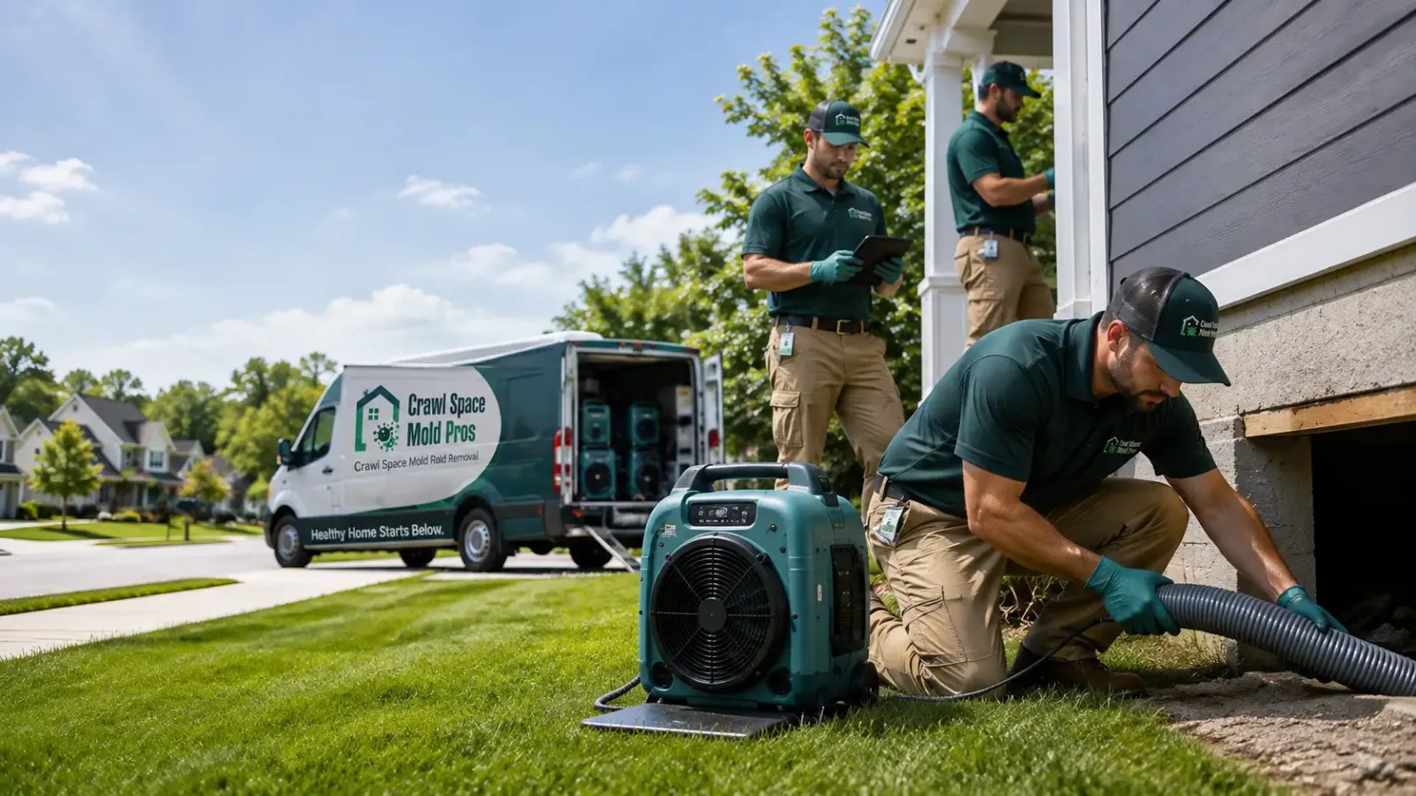 Crawl Space Mold Removal in Hinckley, IL